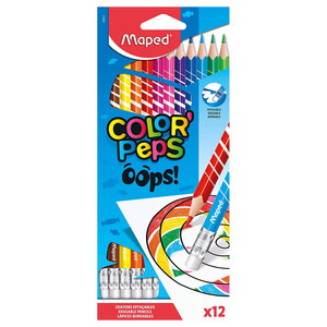 Lapiz Color Maped Color Peps Borrable X12 832812